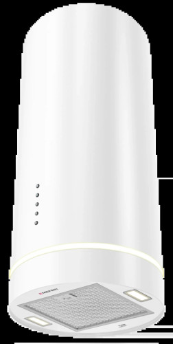Островная вытяжка Meferi TUBE35WH COMFORT