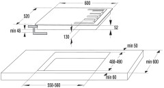 Газовая варочная панель Gorenje GW 6D41 CLB