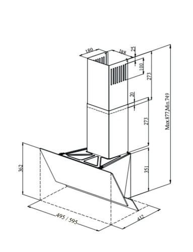 Кухонная вытяжка Monsher ROUEN 50