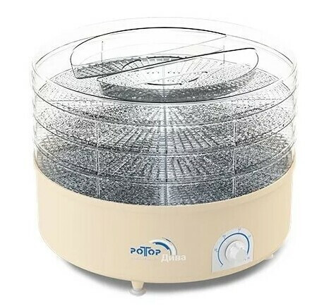 Сушилка для овощей Ротор Дива СШ-007 с 3 прозрачными решетами в гофротаре