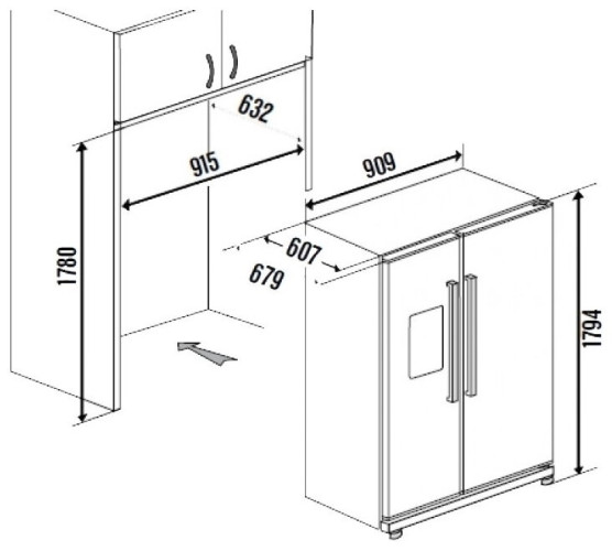 Холодильник Kuppersbusch KEI 9750-0-2 T сталь