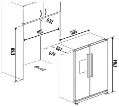 Холодильник Kuppersbusch KEI 9750-0-2 T сталь