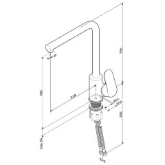 Смеситель для кухни AM.PM Like F8005000