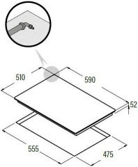 Газовая варочная панель Cata CCI 6021 BK