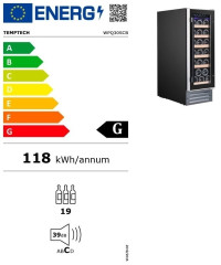 Винный шкаф Temptech WPQ30SCB