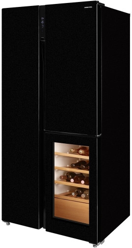 Холодильник Hiberg RFS-700DX NFGB inverter Wine