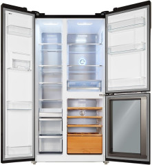 Холодильник Hiberg RFS-700DX NFGB inverter Wine