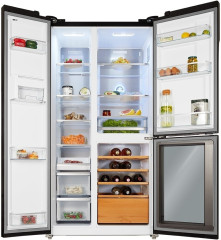 Холодильник Hiberg RFS-700DX NFGB inverter Wine