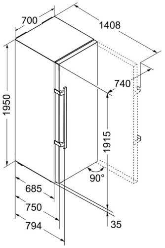 Морозильная камера Liebherr GN 5235