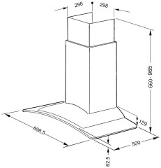 Кухонная вытяжка Smeg KDV907X