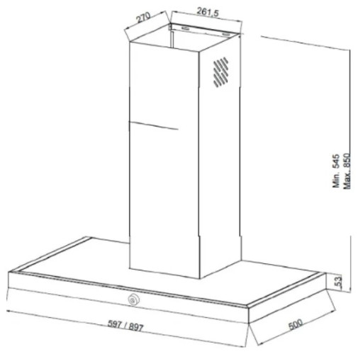 Кухонная вытяжка Jacky's JV II681
