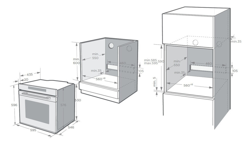Электрический духовой шкаф Weissgauff EOM 991 SB Black Edition