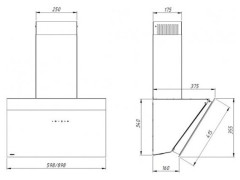 Кухонная вытяжка Akpo Topaz 60