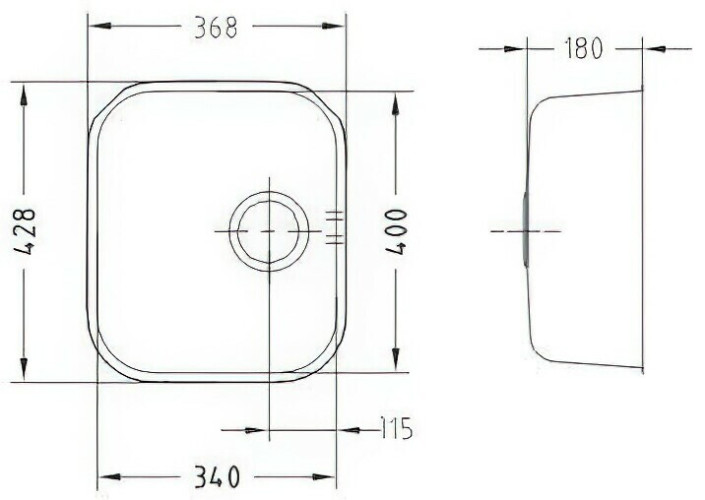 Кухонная мойка Alveus VARIANT MONARCH 40 ANTHRACITE 1113589