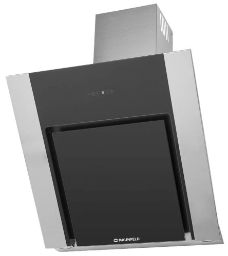 Кухонная вытяжка MAUNFELD MODERN 80 нержавеющая сталь\черное стекло