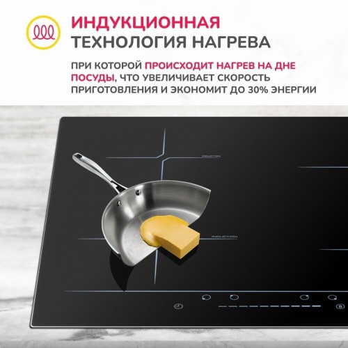Индукционная варочная панель Simfer H60I74S002
