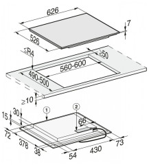 Индукционная варочная панель Miele KM 7464 FR