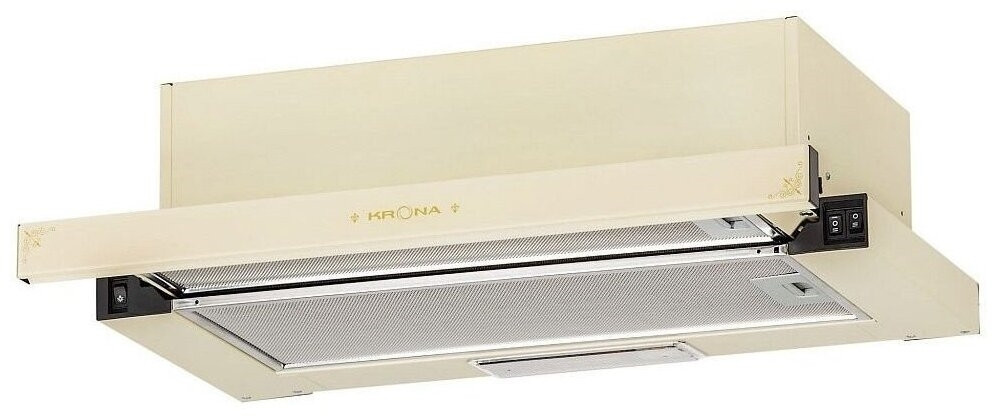 Встраиваемая вытяжка Krona Kamilla Retro 600 black