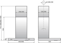 Кухонная вытяжка Elikor Квадра 90Н 650 К3Д нержавеющая сталь