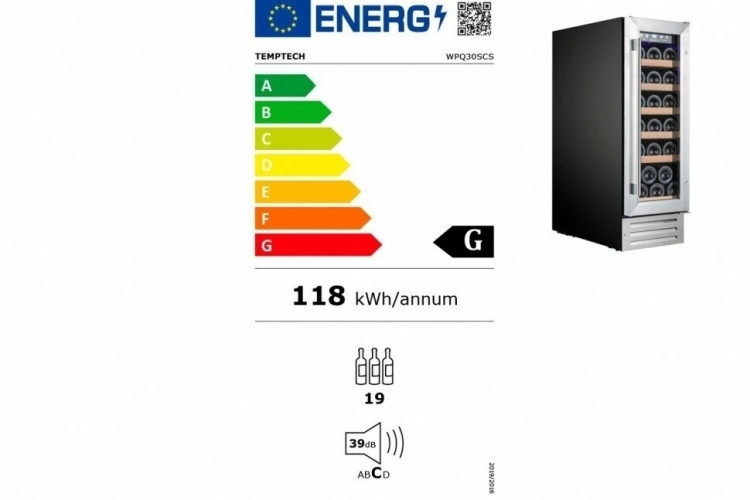Винный шкаф Temptech WPQ30SCS