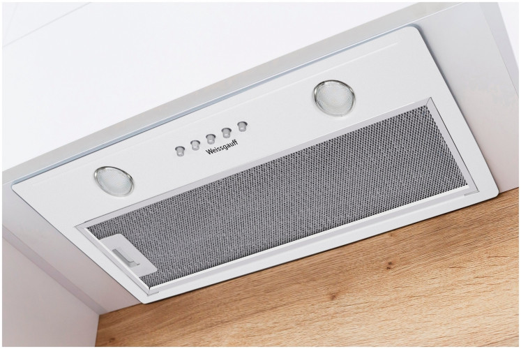 Встраиваемая вытяжка Weissgauff ALPHA 60 PB WH белый