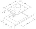 Индукционная варочная панель Candy CI 640 CB