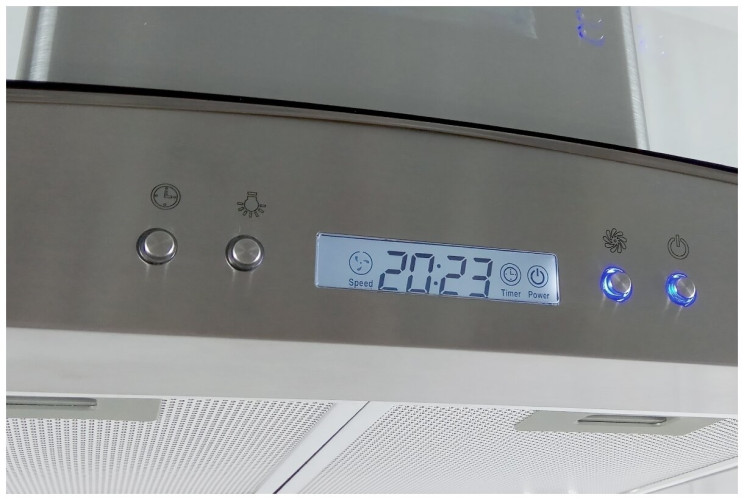 Кухонная вытяжка MBS ZINNIA 190 ISLAND GLASS