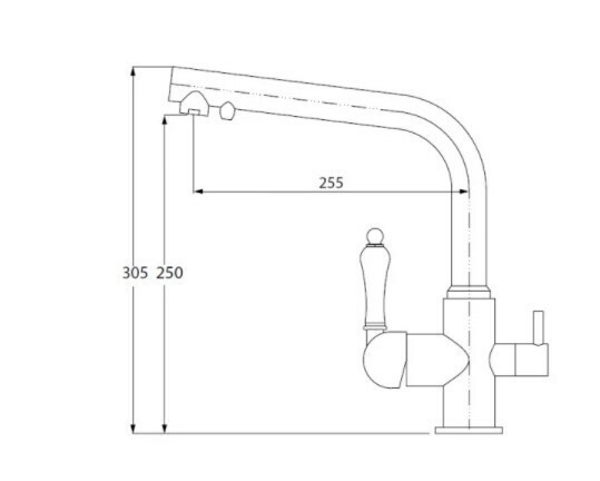 Смеситель для кухни Kaiser Vincent 31144-2