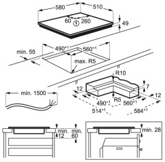 Индукционная варочная панель Electrolux EIV 634
