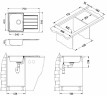 Кухонная мойка Alveus Line Max 80 SAT-90 1136608