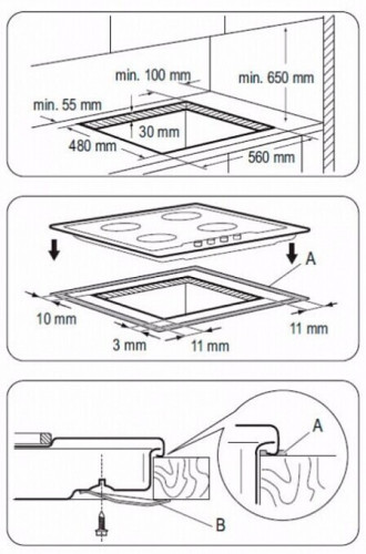 Газовая варочная панель Zanussi ZGX 566424 X