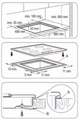 Газовая варочная панель Zanussi ZGX 566424 X