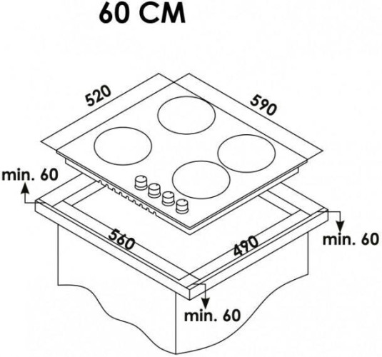 Газовая варочная панель Schaub Lorenz SLK GL6220