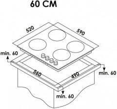 Газовая варочная панель Schaub Lorenz SLK GL6220