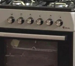 Комбинированная плита Ideal L280 ГК серый