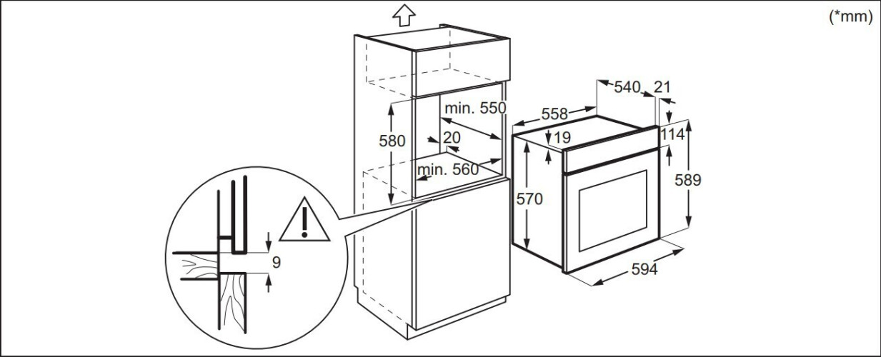 Электрический духовой шкаф Electrolux EOD5C70BX