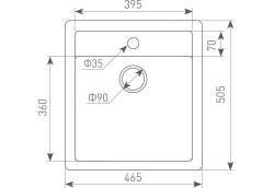 Кухонная мойка Zigmund &amp; Shtain Platz 465 топленое молоко