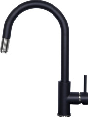 Смеситель для мойки Zigmund &amp; Shtain ZS 1700 черный базальт