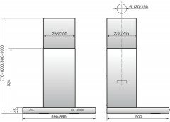 Кухонная вытяжка Elikor Квадра 90 белый 650