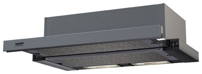 Встраиваемая вытяжка Krona Kamilla 600 black 2 мотора