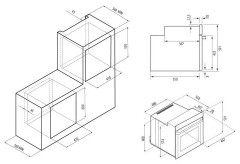 Электрический духовой шкаф Krona ESTERO 45 BL