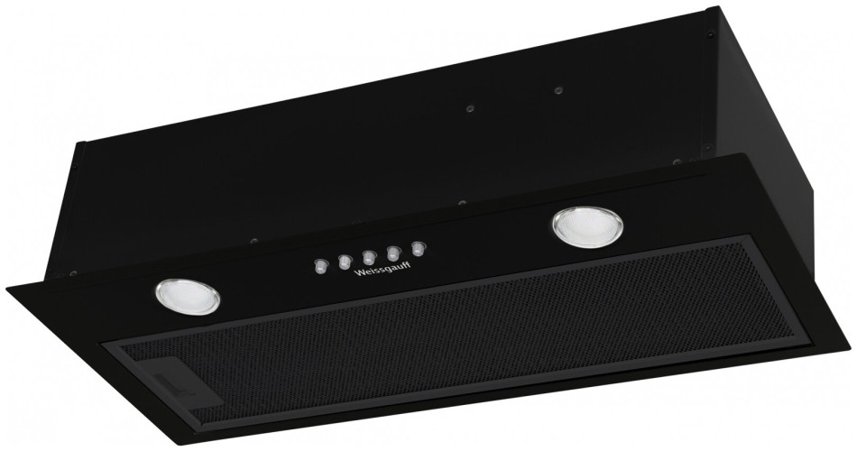 Встраиваемая вытяжка WEISSGAUFF ALPHA 60 PB BL черный
