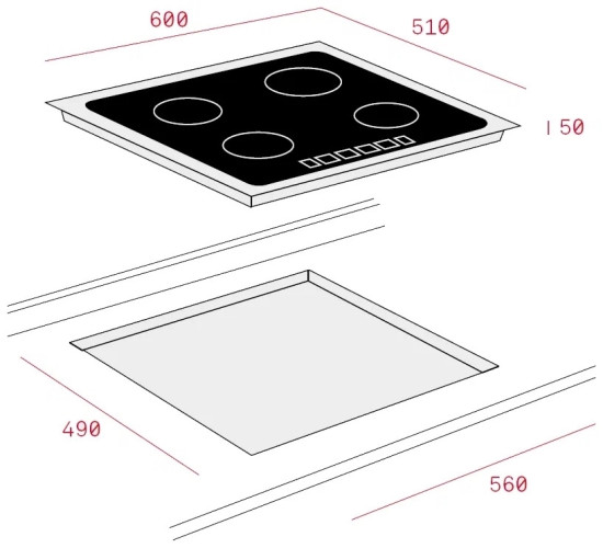 Индукционная варочная панель Teka IR 6140