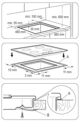 Газовая варочная панель Zanussi ZGX 566424 B