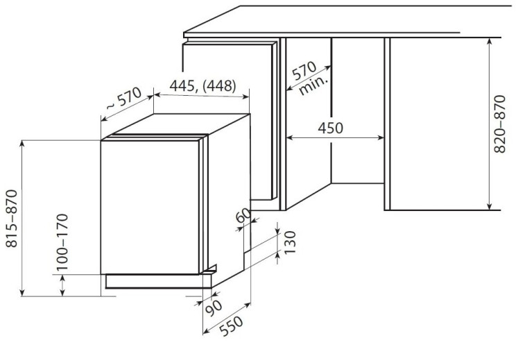Посудомоечная машина Whirlpool ADG 155
