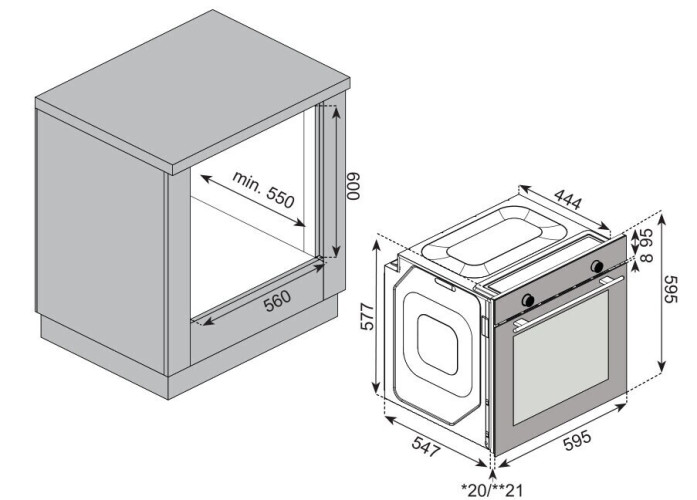 Электрический духовой шкаф History OE728L.FGR