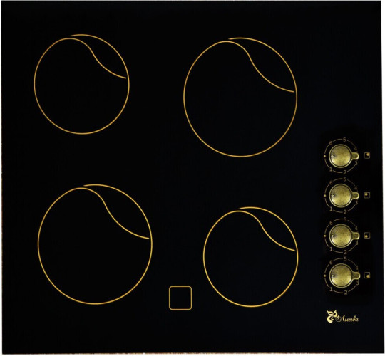 Электрическая варочная панель Лысьва ПЭВ 40С черный/бронза