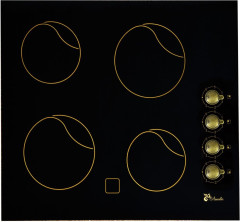 Электрическая варочная панель Лысьва ПЭВ 40С черный/бронза