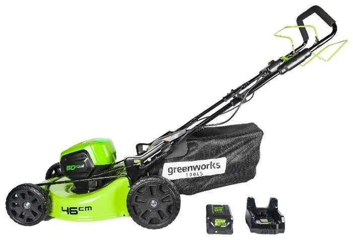 Газонокосилка электрическая greenworks 2502907ub GD60LM46SPK4