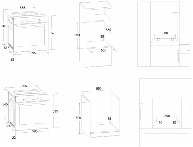 Электрический духовой шкаф Simfer B6EM58016